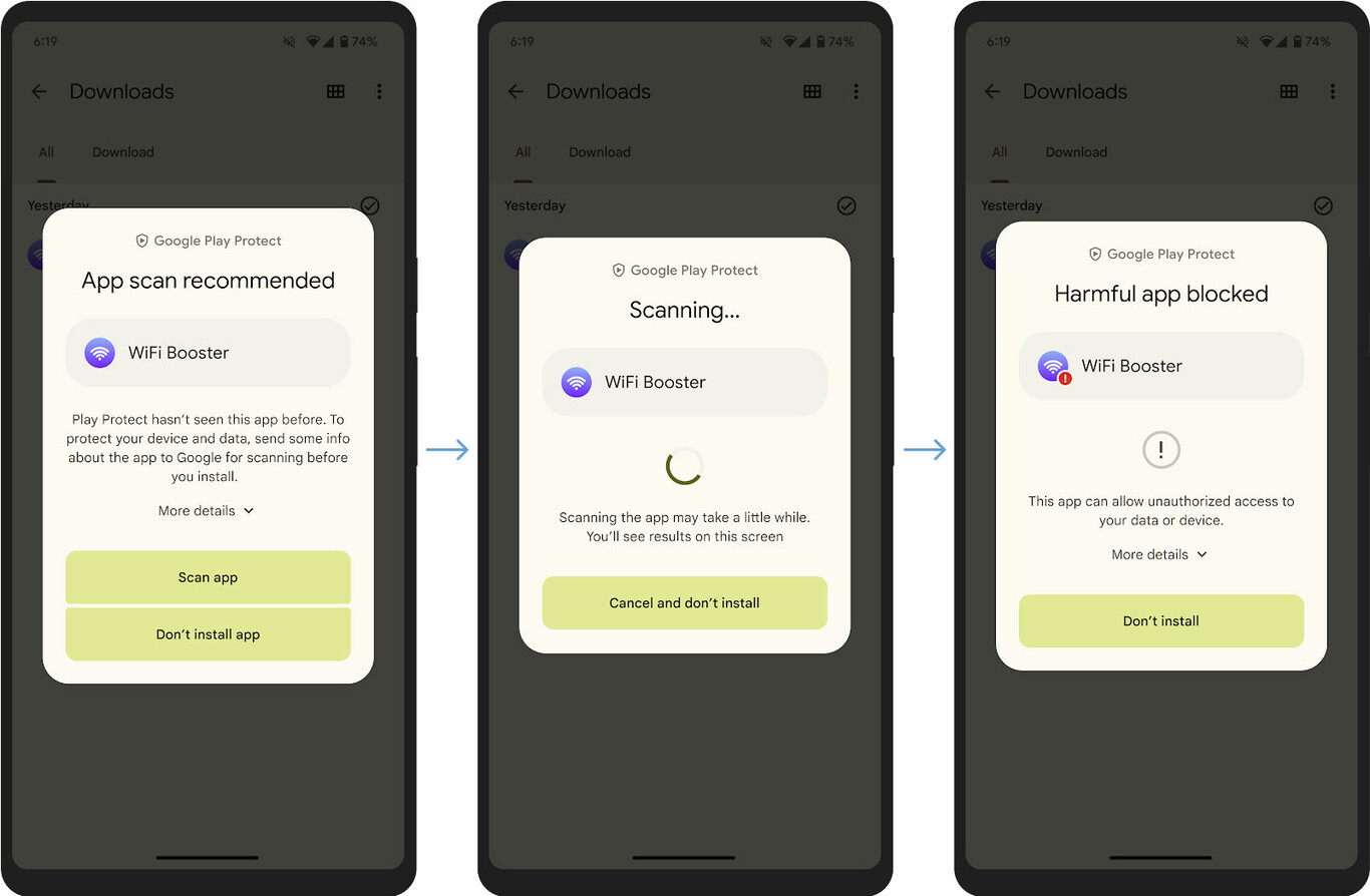 Google Play Protect nos va a pedir analizar las aplicaciones que ...