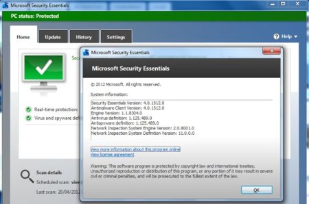 Disponible la versión final de Microsoft Security Essentials 4.0