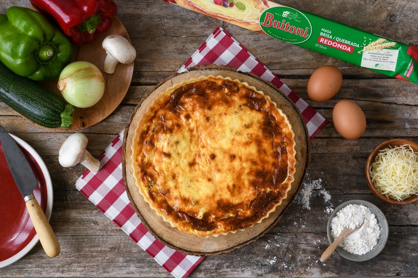 Cómo preparar una deliciosa quiche de verduras en 15 minutos