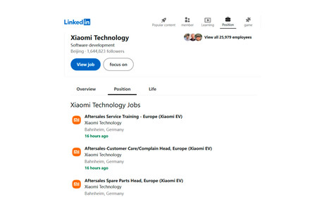 Linkedin Xiaomi