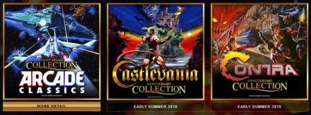Konami anuncia los recopilatorios Anniversary Collection de Castlevania, Contra y otros juegos arcade