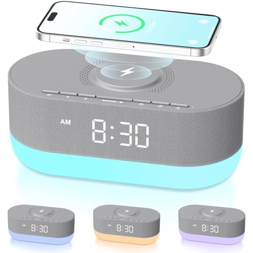 DOUMOSH Altavoz Bluetooth con radio y despertador