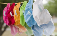 La limpieza de los pañales de tela 