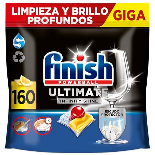 Finish Powerball Ultimate Infinity Shine - 160 unidades