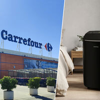 Carrefour vende un aire acondicionado portátil ideal para refrescar o calentar dormitorios medianos