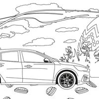 Ford se une a Porsche y Audi y crea plantillas para colorear de sus coches más icónicos