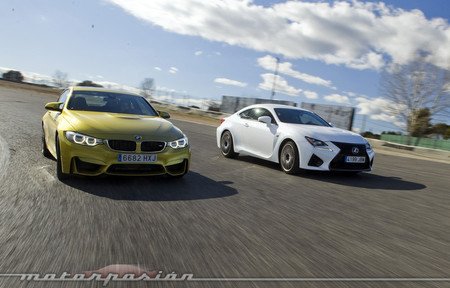 BMW M4 vs Lexus RC F Motorpasion 4 1000