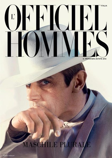 L'Officiel Hommes Italia nos trae al super modelo Werner Schreyer