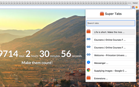 SuperTabs, o cómo hacer mucho más sencillo el cambiar entre docenas de pestañas en Chrome