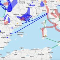 Dos gigantescos cables submarinos entre España e Italia, entre los grandes proyectos de interconexión eléctrica europeos 