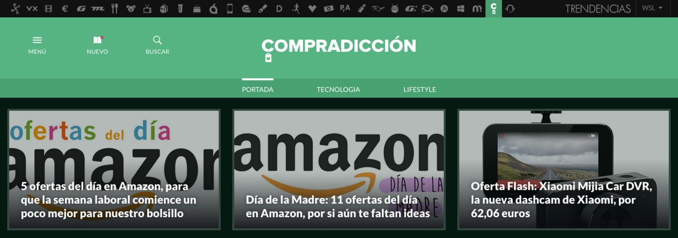 Nuevo diseño en Compradicción: llegan las top stories