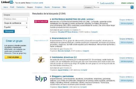 Grupos en LinkedIn
