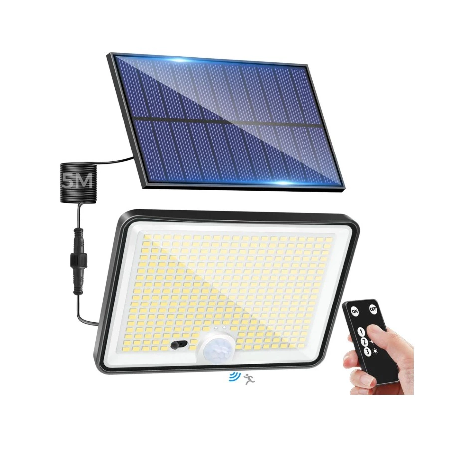 LOTMOS 1 Paquete Luz Solar Exterior Jardín IP65 Impermeable