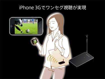 Retransmisor de TV japonés para el iPhone