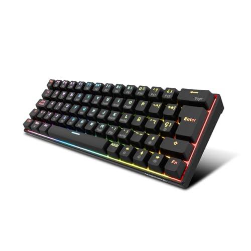 KROM Kyara - Teclado Gaming mecánico RGB