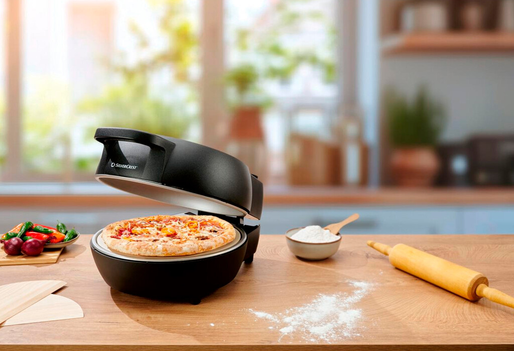 Lidl tiene el horno para pizzas por menos de 60 euros que no ocupa espacio, es potente y las deja como hechas en horno de leña