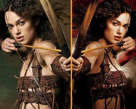 Keira Knightley ¿criticaba el Photoshoping?