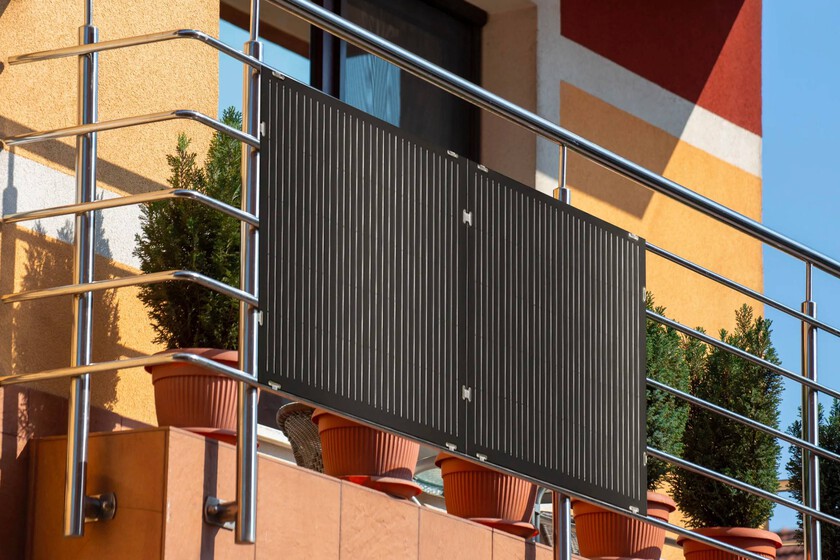 paneles solares para balcón Leroy Merlin