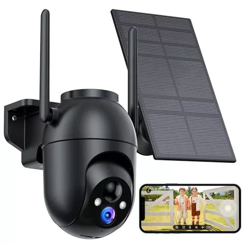 Camara Vigilancia WiFi Exterior Solar