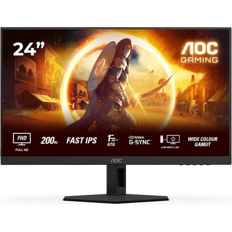 Monitor AOC 24G4HRE 23.8" Fast IPS FHD 200Hz HDR10 Altavoces G-Sync Compatible