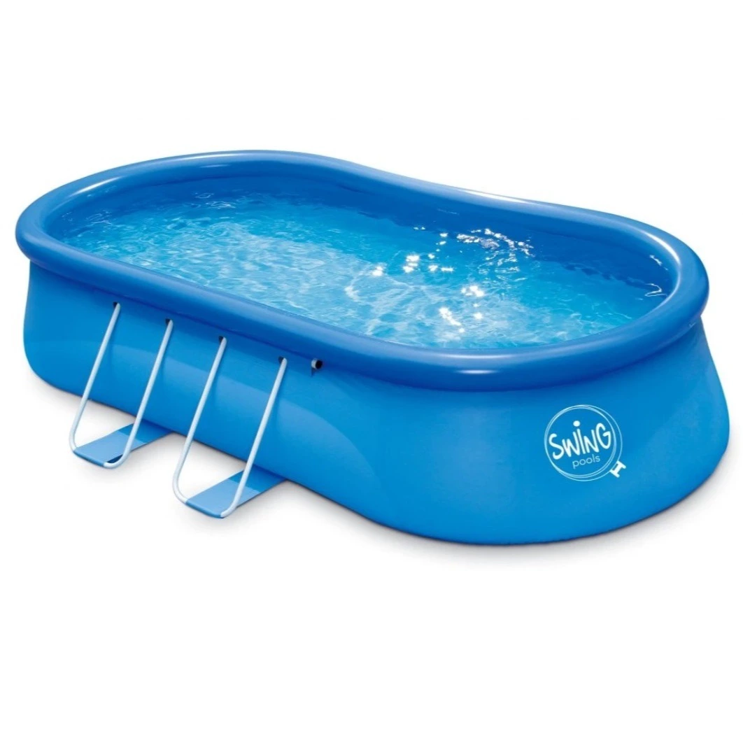 Piscina ovalada de instalación rápida