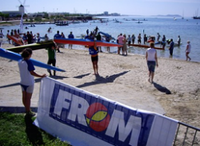 Regatas de piragüismo infantil para promocionar el consumo pescado 