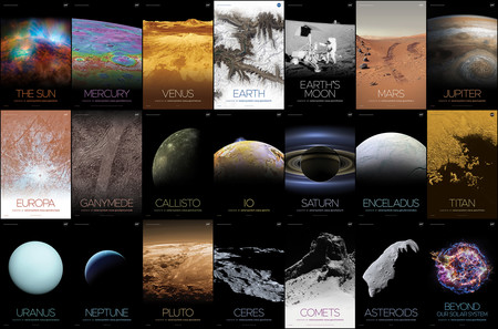 Estos 72 pósters descargables sobre el Sistema Solar creados por la NASA deberían decorar tu casa