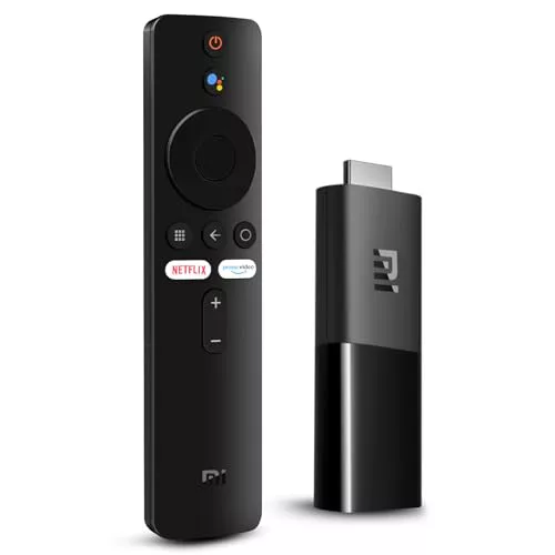 XIAOMI Box TV Internet Xiaomi Mi TV Stick, Android T-V Stick HDR10+ Dispositivo de Streaming con Mando a Distancia por Voz Alexa | Sonido Dolby Vision/DTS | con Netflix Prime Video Disney+