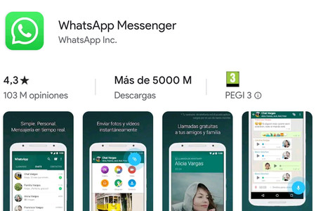 WhatsApp supera los 5.000 millones de descargas, siendo la segunda app que no es de Google en conseguirlo
