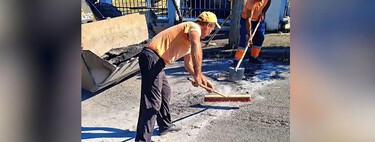 Un vecino anónimo construyó su propio badén en su calle porque los coches pasaban demasiado rápido. La policía le está buscando para multarle 