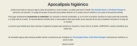 Apocalipsis Higienico