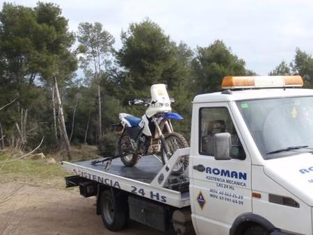 Cuando la moto dice basta...