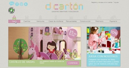 Juguetes de cartón para animar a los peques a jugar con productos ecológicos, reciclables y solidarios