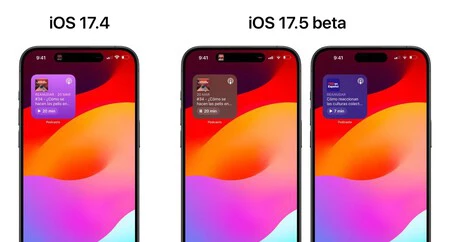 iOS 17.5でポッドキャストアプリのウィジェットに変更