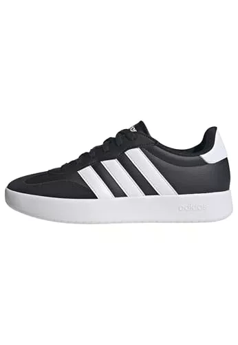 adidas Hombre BARREDA Shoes, Core Black/Cloud White/Core Black, 43 1/3 EU