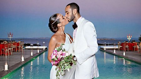 Alicia Keys, radiante novia embarazadísima