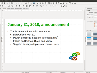Ya está disponible LibreOffice 6.0, la primera actualización mayor de 2018 y "dramáticamente mejorada"