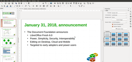 Ya está disponible LibreOffice 6.0, la primera actualización mayor de 2018 y 