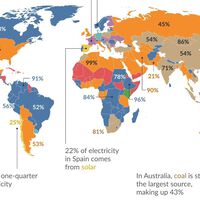 De dónde viene la electricidad en cada país del mundo, contado en un mapa imprescindible