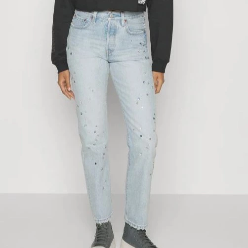 Levi's®
501® FOR WOMEN - Vaqueros slim fit - denim azul claro