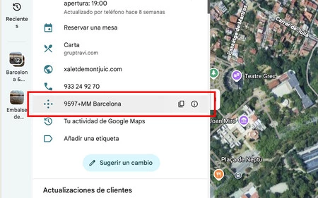 Google Maps Códigos Plus