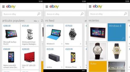 La aplicación de eBay para Windows Phone 8 se actualiza con nuevo diseño e interfaz