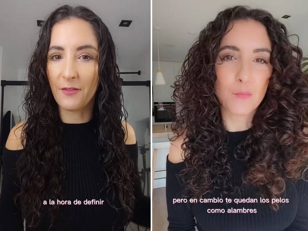 Cómo pasar de rizos con efecto alambre a rizos gorditos paso a paso con un truco súper fácil