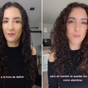 Cómo pasar de rizos con efecto alambre a rizos gorditos paso a paso con un truco súper fácil