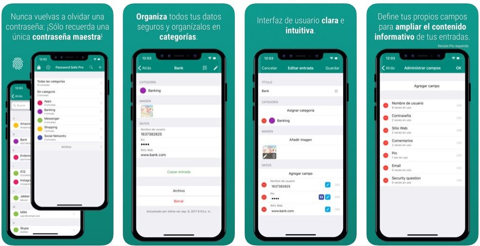 Once aplicaciones para gestionar y guardar tus contraseñas en Android