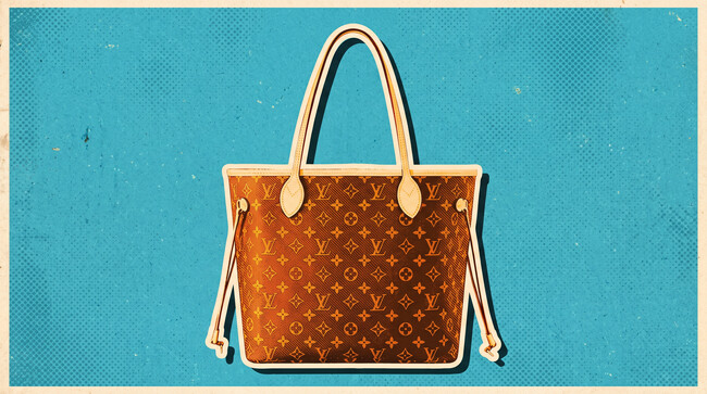 Bolso de Louis Vuitton saqueado en Francia