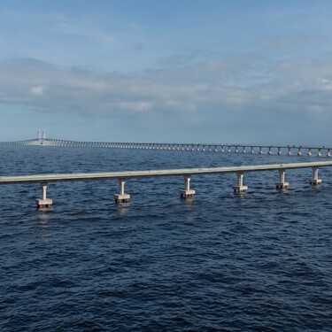 China constrói a maior ponte da América do Sul no Brasil: um gigante de 12 quilômetros sobre o mar