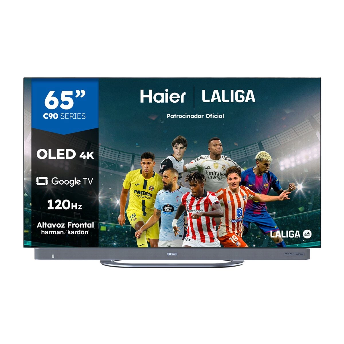 TV OLED 165cm (65") Haier H65C900UX C90 Series, UHD 4K, Smart Google TV, Dolby Vision, Harman Kardon. Reembolso de 250€