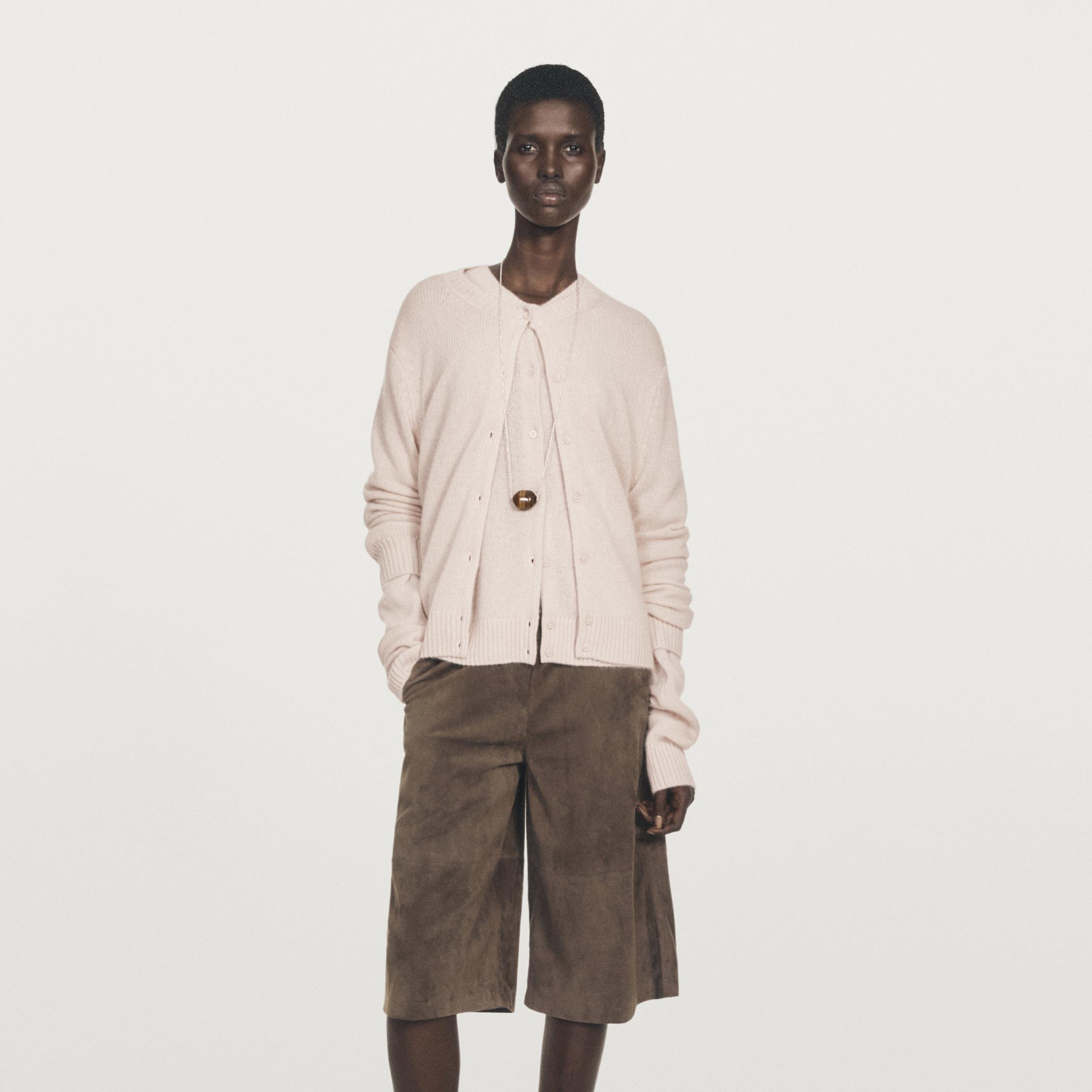 Chaqueta de punto cashmere