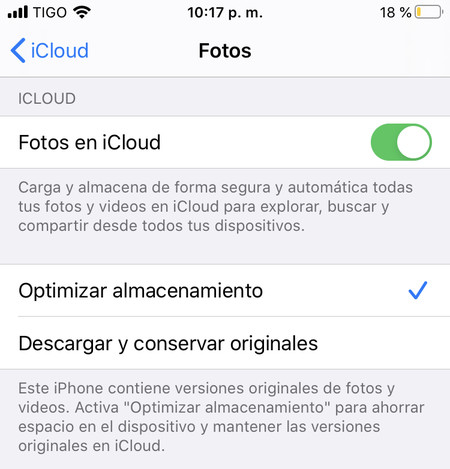 iCloud Fotos